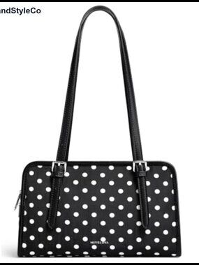 Nylon Bowler Handbag Lightweight Shoulder Bag Small Tote Purse